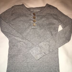 Burt's Bees Boys Button Long Sleeve Shirt 3T